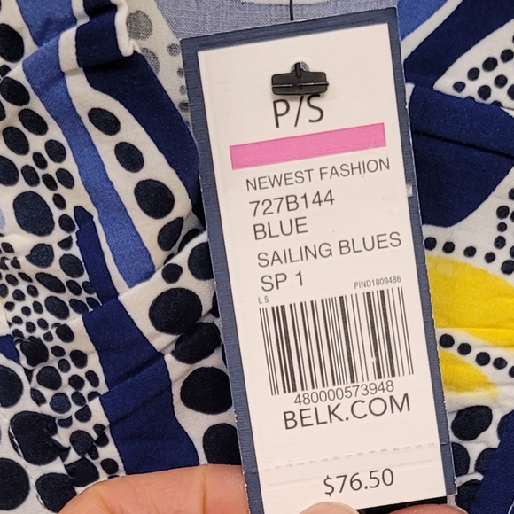 NWT Ruffle-neck Shift Dress - Picture 2 of 12